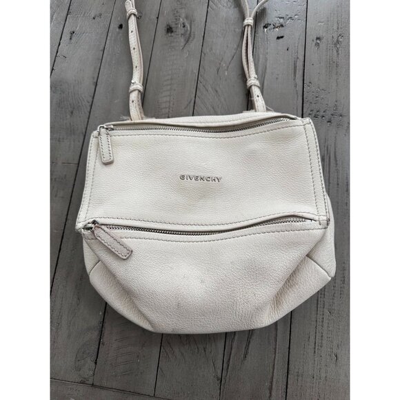 Givenchy Small Pandora Leather Crossbody Bag White/Cream - Picture 9 of 13
